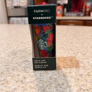 FARM Rio Vibrant Floral Cold Cup Key Chain